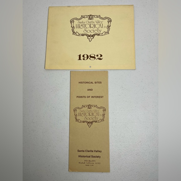 Santa Clarita Valley Historical Society 1982 Calendar & Site Pamphlet - Picture 1 of 8